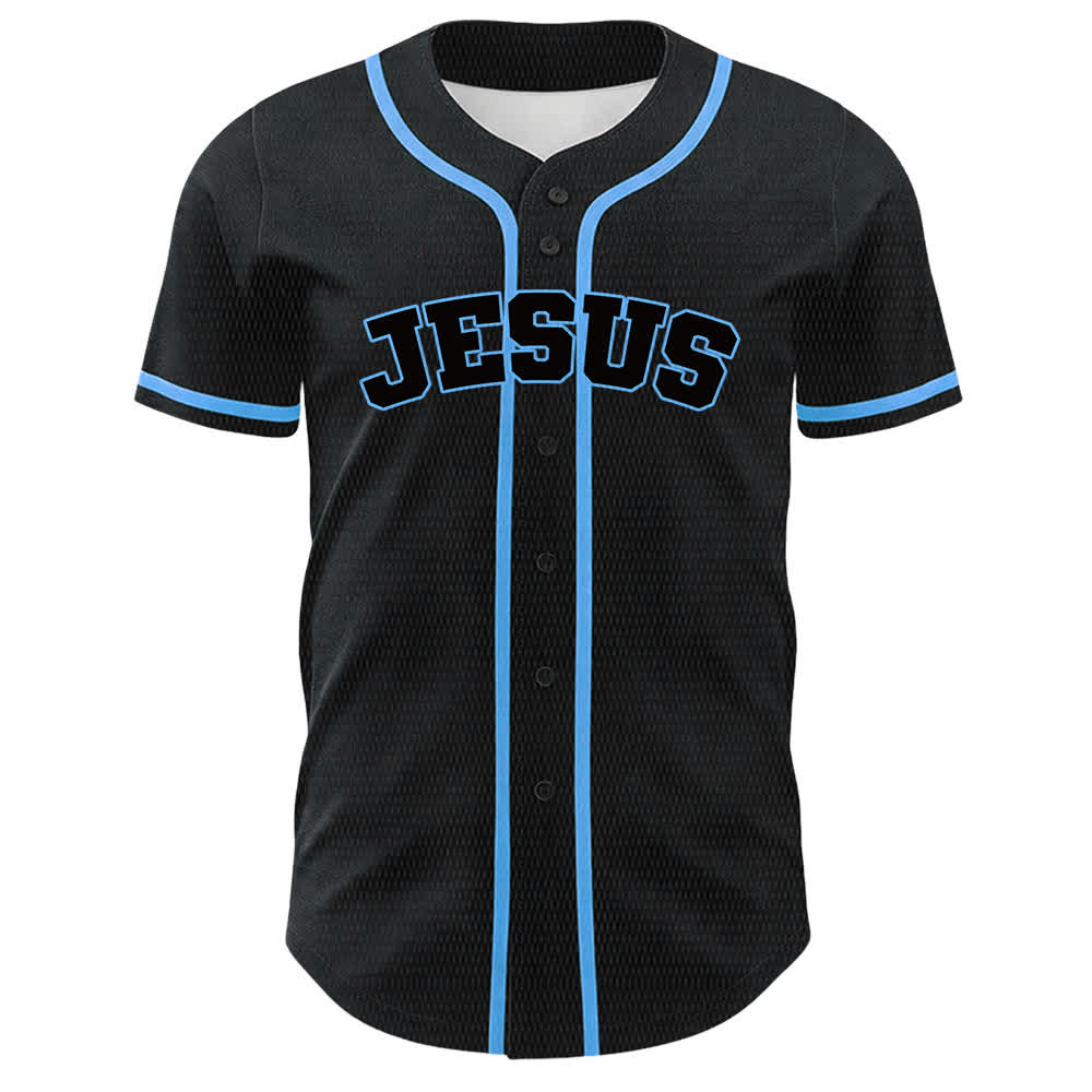 Christianartworkshop Maglia da baseball unisex Team Jesus Number 7 Was Is Is To Come - image 2