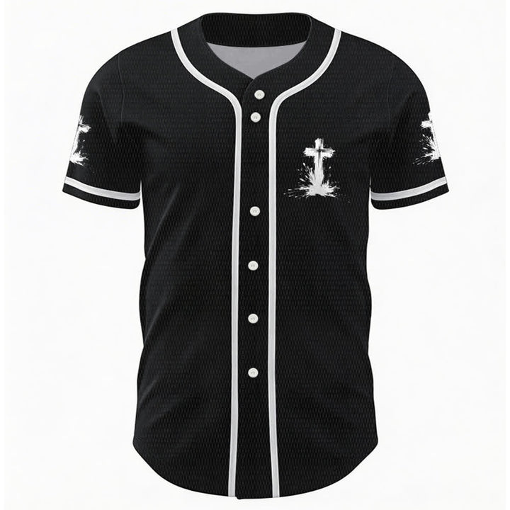 Christianartworkshop Non tutti i supereroi indossano mantelli Maglia da baseball unisex con croce - image 9
