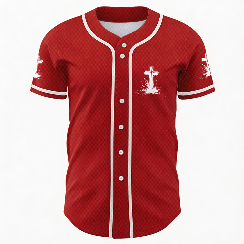 Christianartworkshop Non tutti i supereroi indossano mantelli Maglia da baseball unisex con croce - image 16