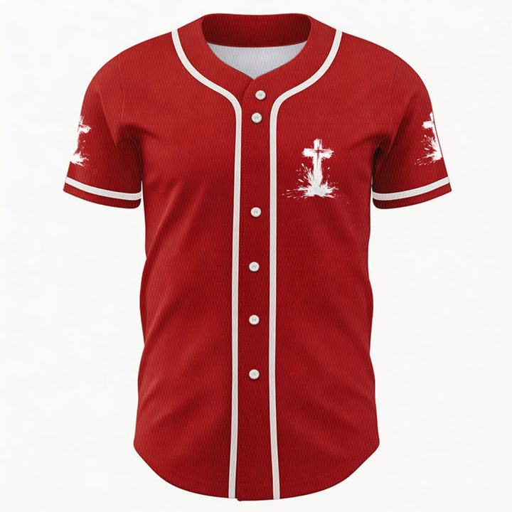 Christianartworkshop Non tutti i supereroi indossano mantelli Maglia da baseball unisex con croce - image 16