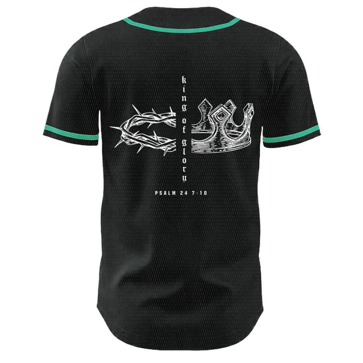 Christianartworkshop Maglia da baseball unisex Yahweh 24 Re di Gloria Salmo 24 - image 26