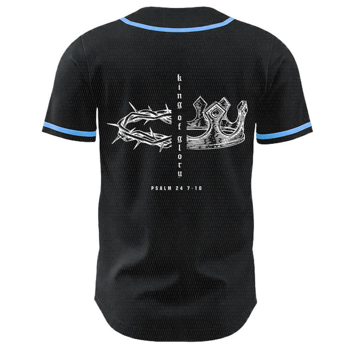 Christianartworkshop Maglia da baseball unisex Yahweh 24 Re di Gloria Salmo 24 - image 2