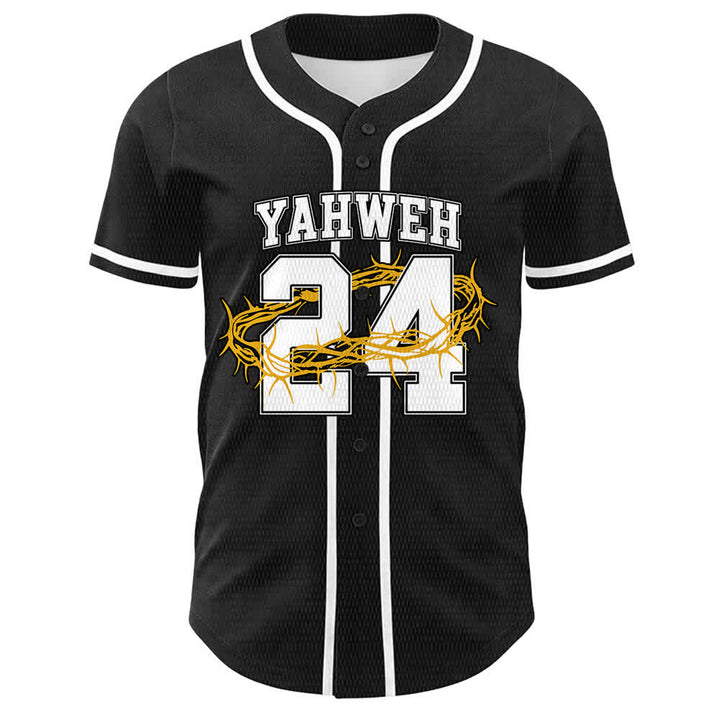 Christianartworkshop Maglia da baseball unisex Yahweh 24 Re di Gloria Salmo 24 - image 7