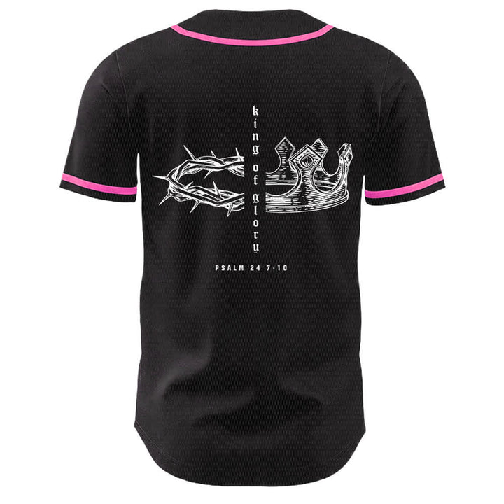 Christianartworkshop Maglia da baseball unisex Yahweh 24 Re di Gloria Salmo 24 - image 11