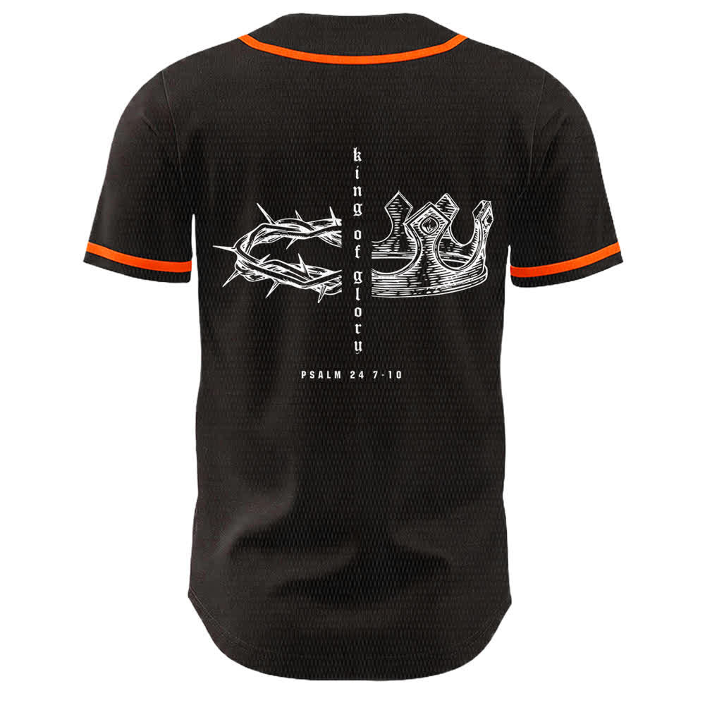 Christianartworkshop Maglia da baseball unisex Yahweh 24 Re di Gloria Salmo 24 - image 17