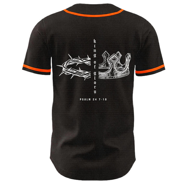 Christianartworkshop Maglia da baseball unisex Yahweh 24 Re di Gloria Salmo 24 - image 17