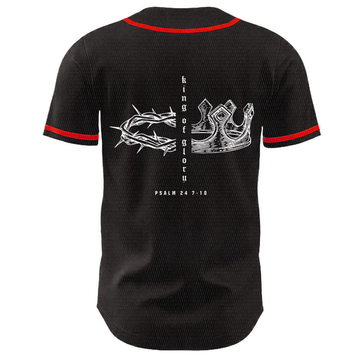 Christianartworkshop Maglia da baseball unisex Yahweh 24 Re di Gloria Salmo 24 - image 14