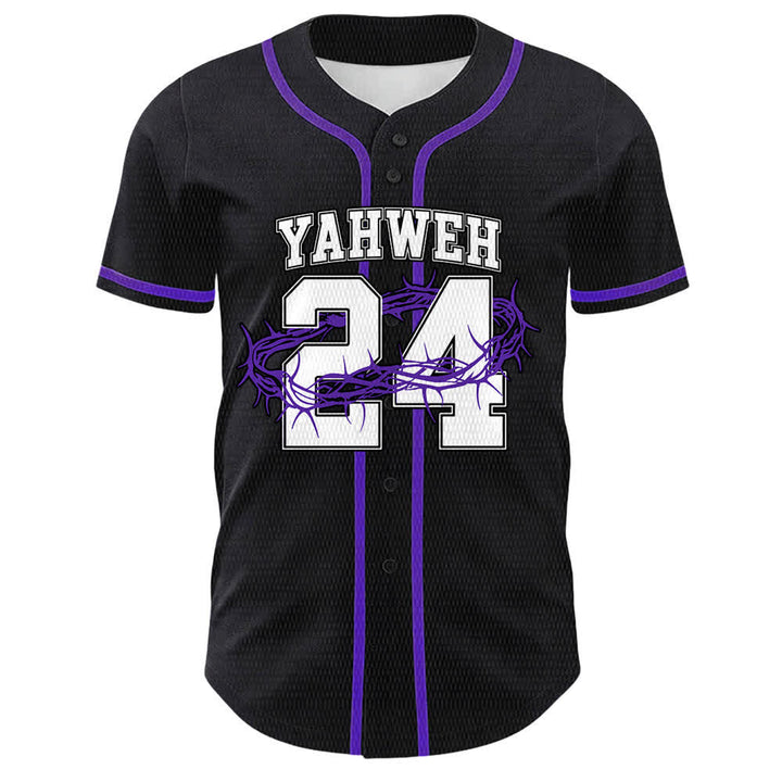 Christianartworkshop Maglia da baseball unisex Yahweh 24 Re di Gloria Salmo 24 - image 22