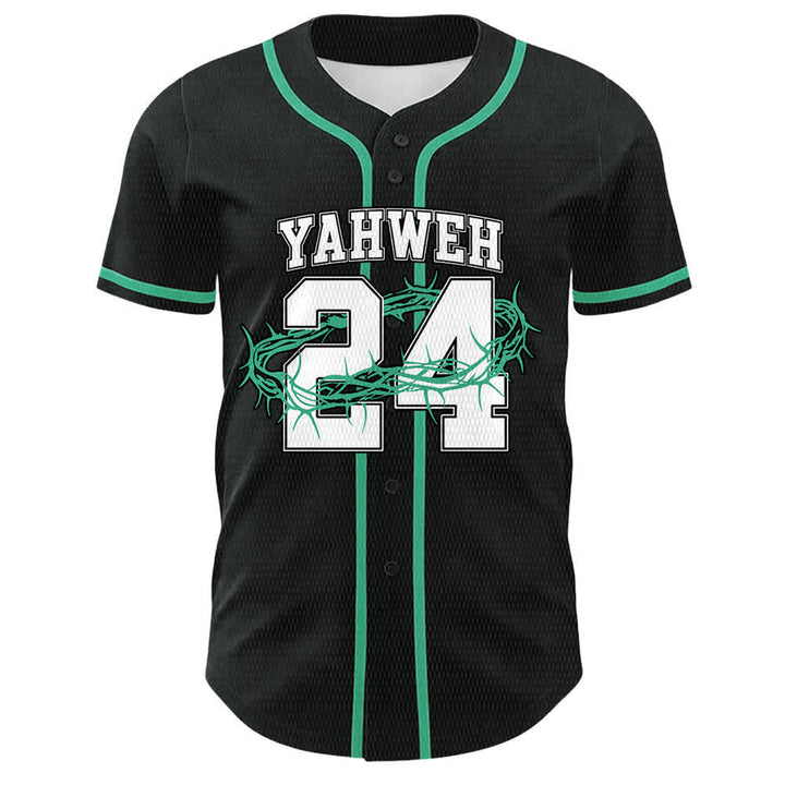 Christianartworkshop Maglia da baseball unisex Yahweh 24 Re di Gloria Salmo 24 - image 25