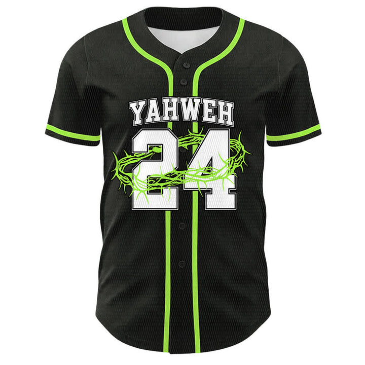 Christianartworkshop Maglia da baseball unisex Yahweh 24 Re di Gloria Salmo 24 - image 19