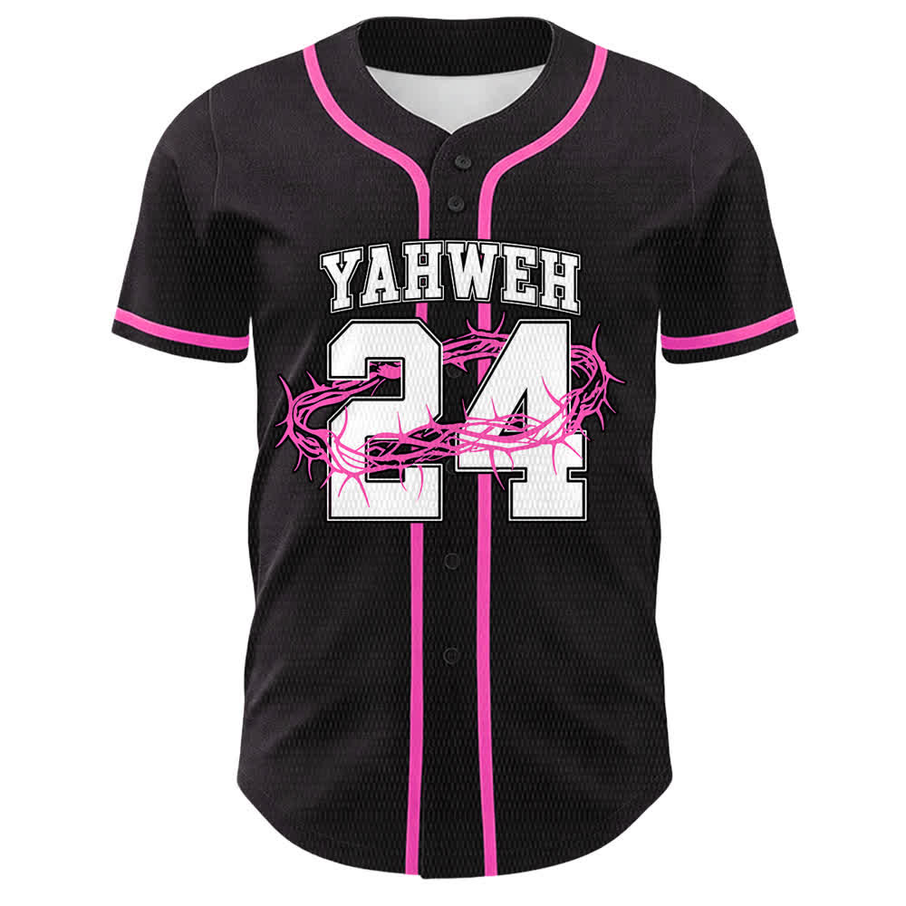 Christianartworkshop Maglia da baseball unisex Yahweh 24 Re di Gloria Salmo 24 - image 10