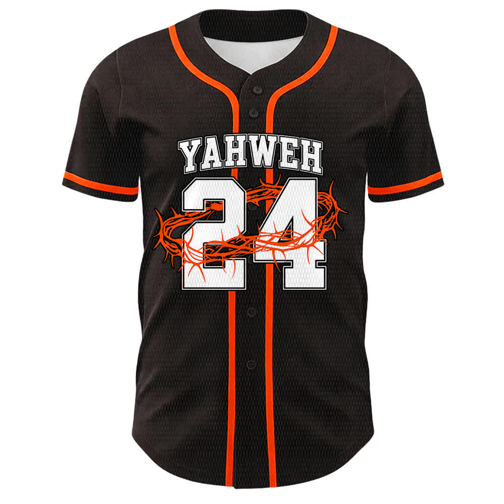 Christianartworkshop Maglia da baseball unisex Yahweh 24 Re di Gloria Salmo 24 - image 16