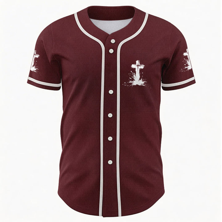 Christianartworkshop Non tutti i supereroi indossano mantelli Maglia da baseball unisex con croce - image 23