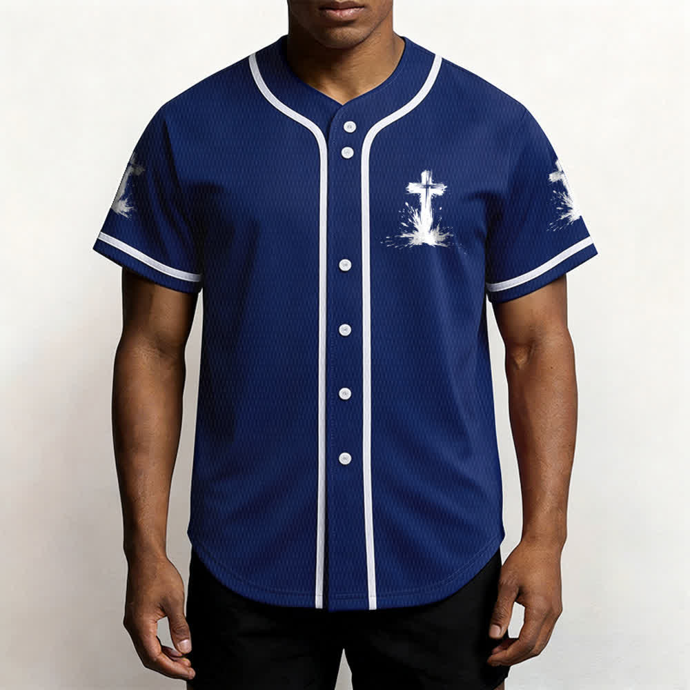 Christianartworkshop Non tutti i supereroi indossano mantelli Maglia da baseball unisex con croce - image 41