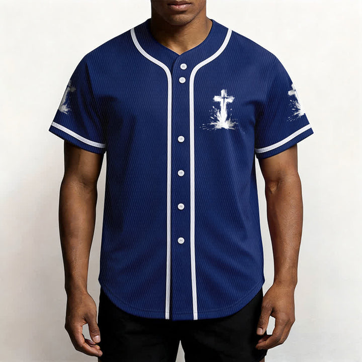 Christianartworkshop Non tutti i supereroi indossano mantelli Maglia da baseball unisex con croce - image 41