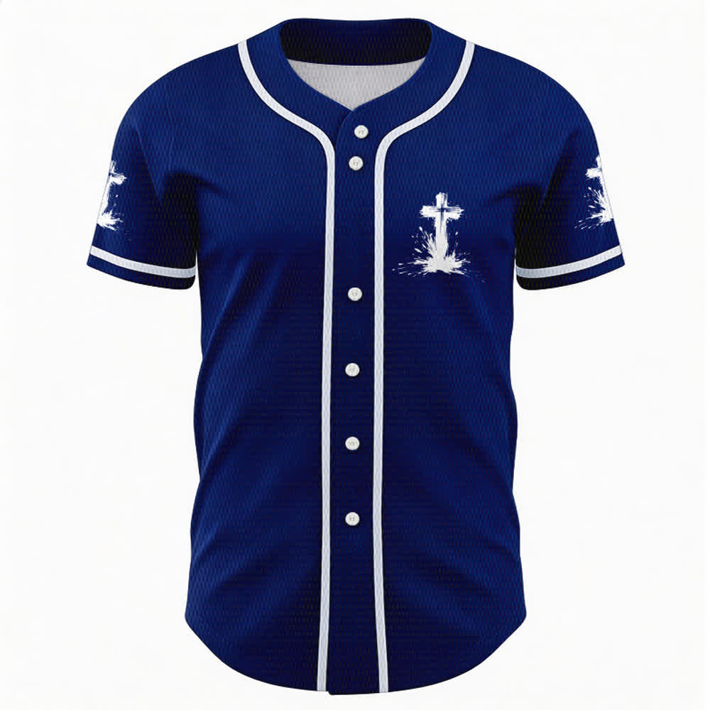 Christianartworkshop Non tutti i supereroi indossano mantelli Maglia da baseball unisex con croce - image 37