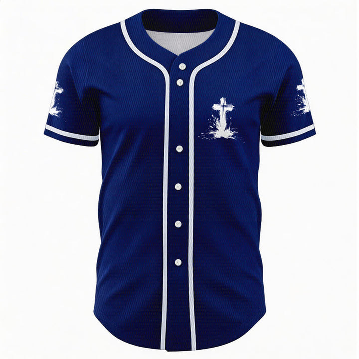 Christianartworkshop Non tutti i supereroi indossano mantelli Maglia da baseball unisex con croce - image 37