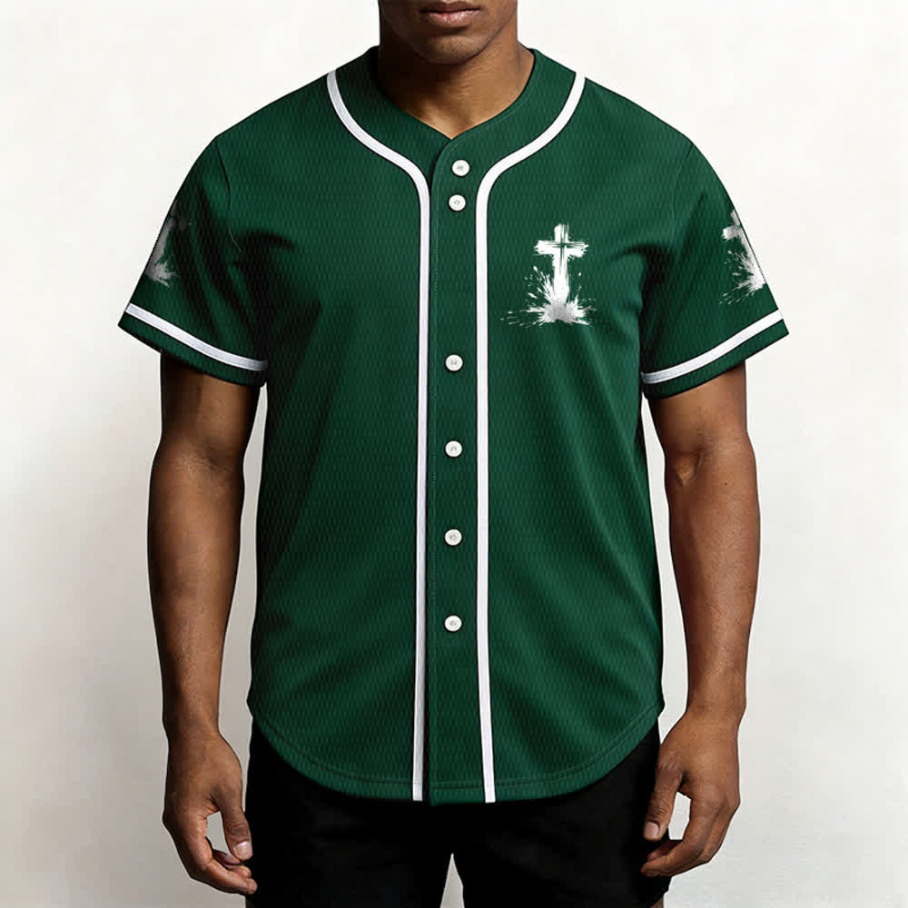 Christianartworkshop Non tutti i supereroi indossano mantelli Maglia da baseball unisex con croce - image 46