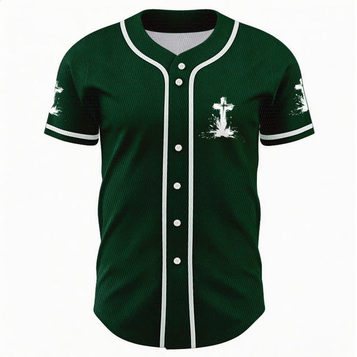 Christianartworkshop Non tutti i supereroi indossano mantelli Maglia da baseball unisex con croce - image 44