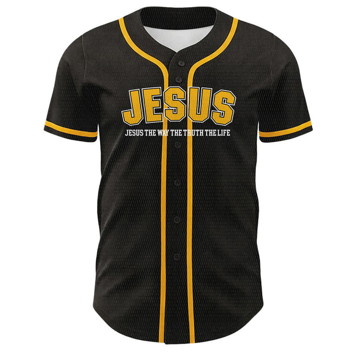 Christianartworkshop Gesù Salmo 23 Il Signore è il mio pastore Maglia da baseball unisex - image 2
