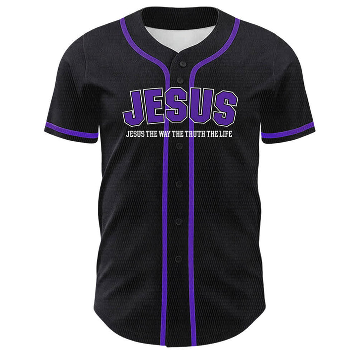 Christianartworkshop Gesù Salmo 23 Il Signore è il mio pastore Maglia da baseball unisex - image 23