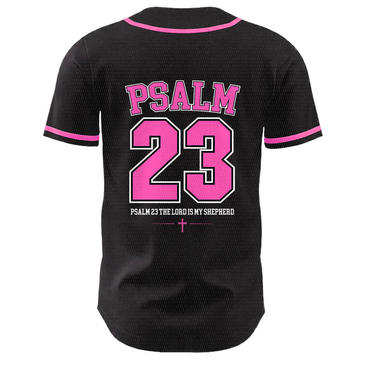 Christianartworkshop Gesù Salmo 23 Il Signore è il mio pastore Maglia da baseball unisex - image 10
