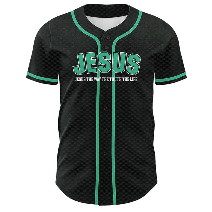Christianartworkshop Gesù Salmo 23 Il Signore è il mio pastore Maglia da baseball unisex - image 26
