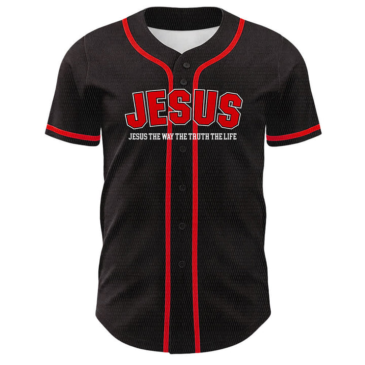 Christianartworkshop Gesù Salmo 23 Il Signore è il mio pastore Maglia da baseball unisex - image 14