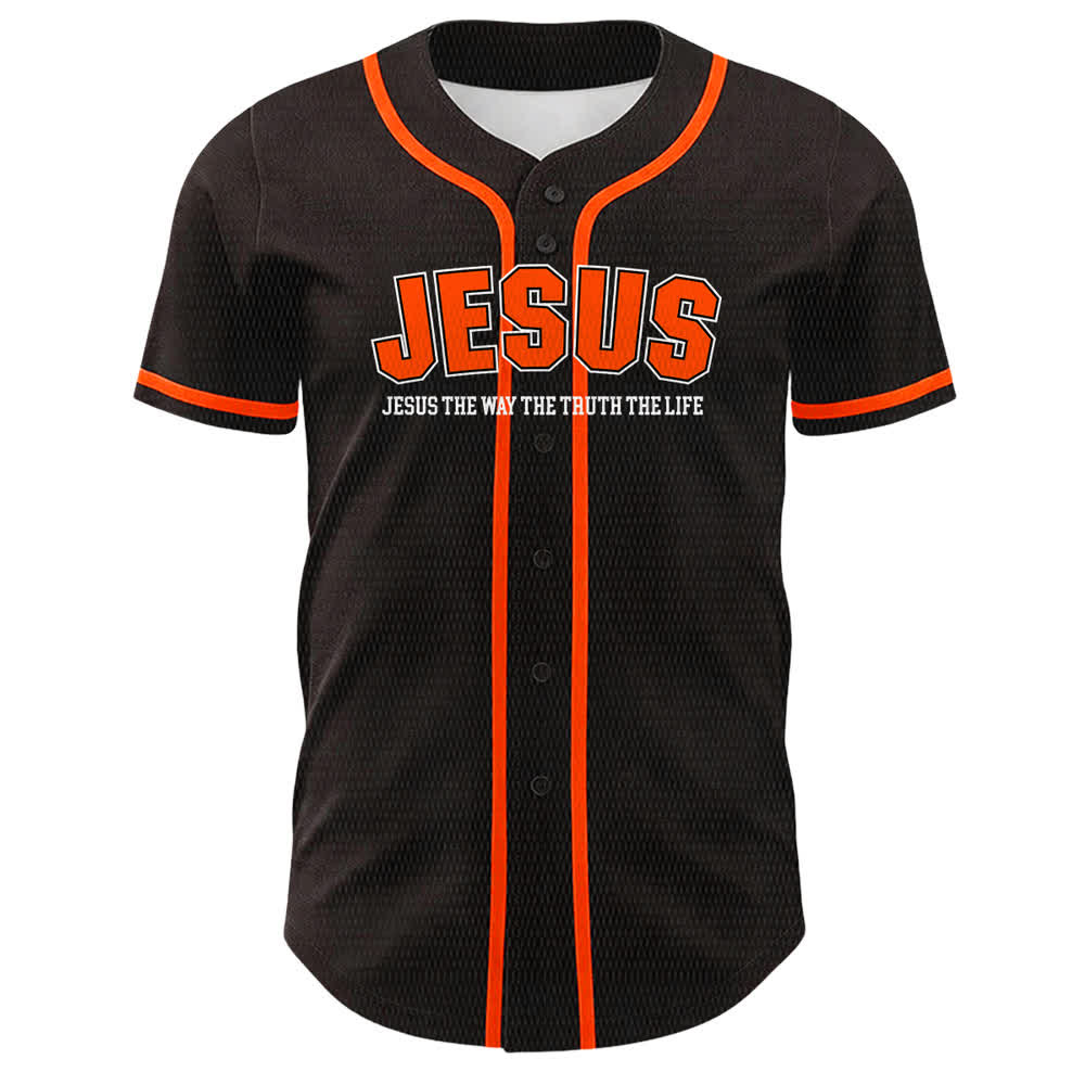 Christianartworkshop Gesù Salmo 23 Il Signore è il mio pastore Maglia da baseball unisex - image 17