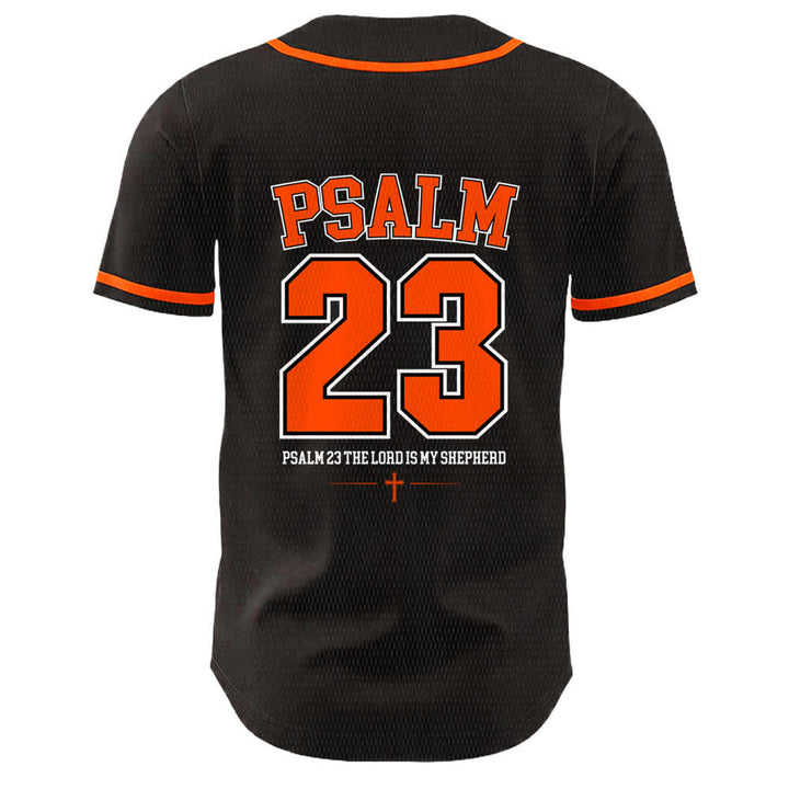 Christianartworkshop Gesù Salmo 23 Il Signore è il mio pastore Maglia da baseball unisex - image 16