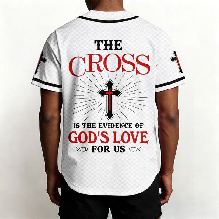 Christianartworkshop - La croce è la prova dell'amore di Dio - Maglia da baseball unisex - image 10