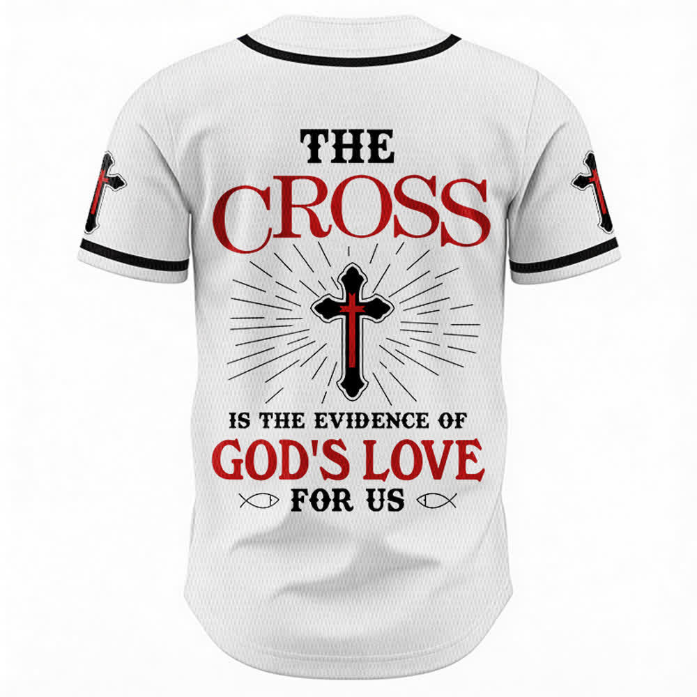 Christianartworkshop - La croce è la prova dell'amore di Dio - Maglia da baseball unisex - image 8