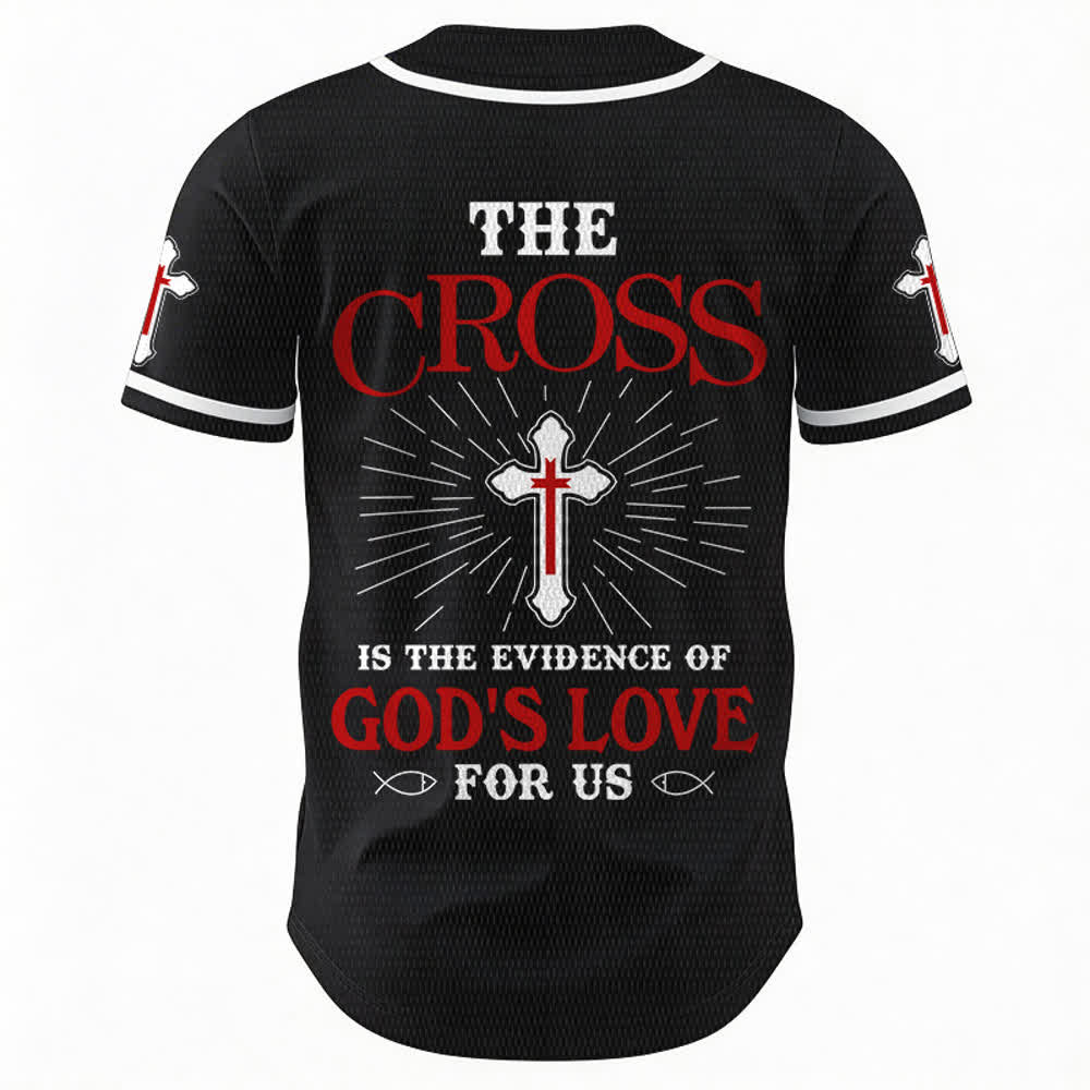 Christianartworkshop - La croce è la prova dell'amore di Dio - Maglia da baseball unisex - image 15