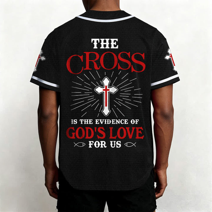 Christianartworkshop - La croce è la prova dell'amore di Dio - Maglia da baseball unisex - image 17