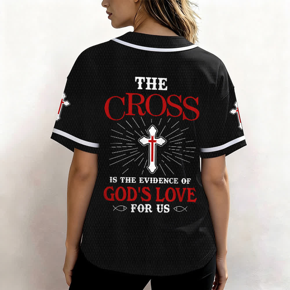 Christianartworkshop - La croce è la prova dell'amore di Dio - Maglia da baseball unisex - image 19