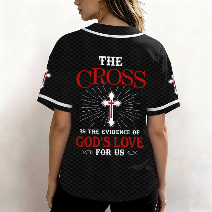 Christianartworkshop - La croce è la prova dell'amore di Dio - Maglia da baseball unisex - image 19