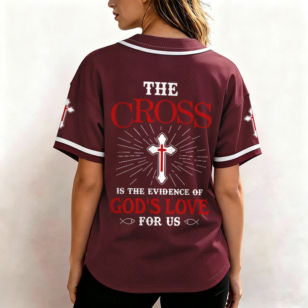 Christianartworkshop - La croce è la prova dell'amore di Dio - Maglia da baseball unisex - image 24