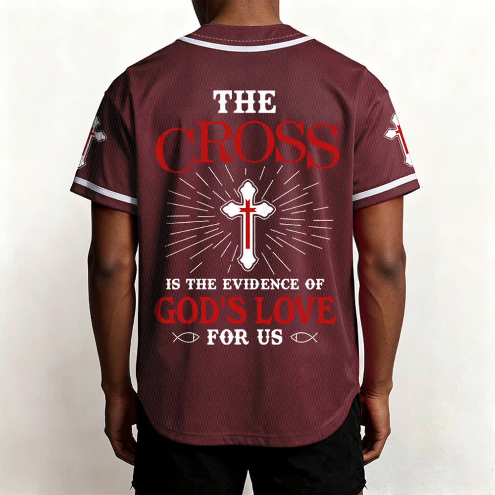 Christianartworkshop - La croce è la prova dell'amore di Dio - Maglia da baseball unisex - image 26
