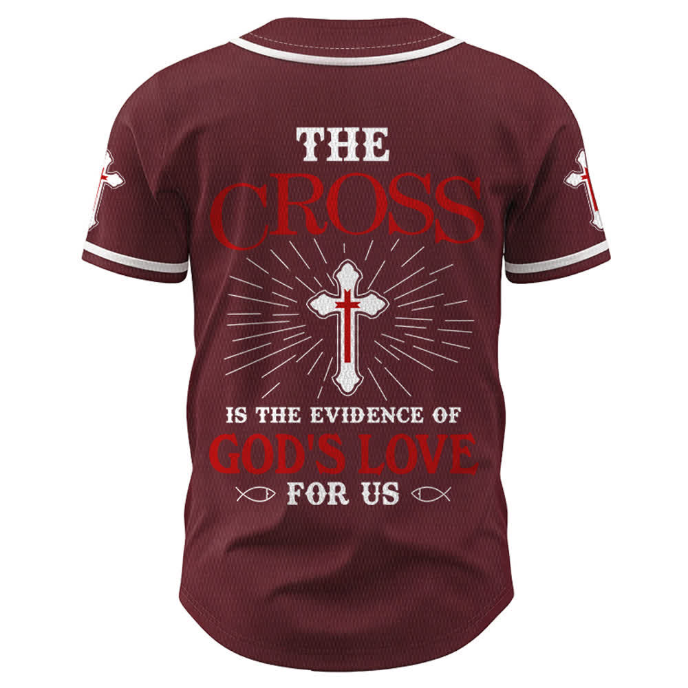 Christianartworkshop - La croce è la prova dell'amore di Dio - Maglia da baseball unisex - image 22