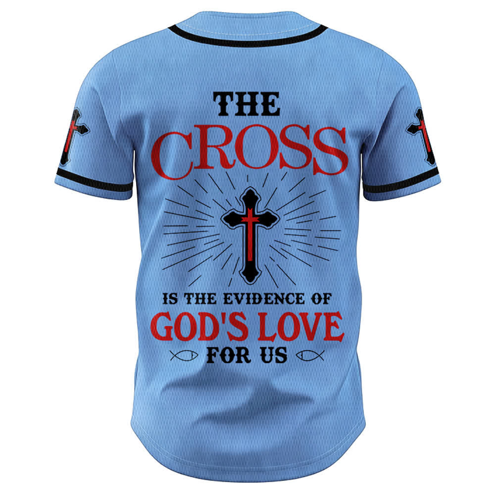 Christianartworkshop - La croce è la prova dell'amore di Dio - Maglia da baseball unisex - image 29