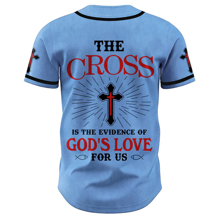 Christianartworkshop - La croce è la prova dell'amore di Dio - Maglia da baseball unisex - image 29