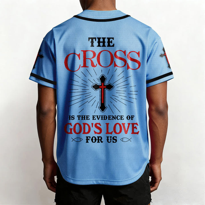 Christianartworkshop - La croce è la prova dell'amore di Dio - Maglia da baseball unisex - image 31