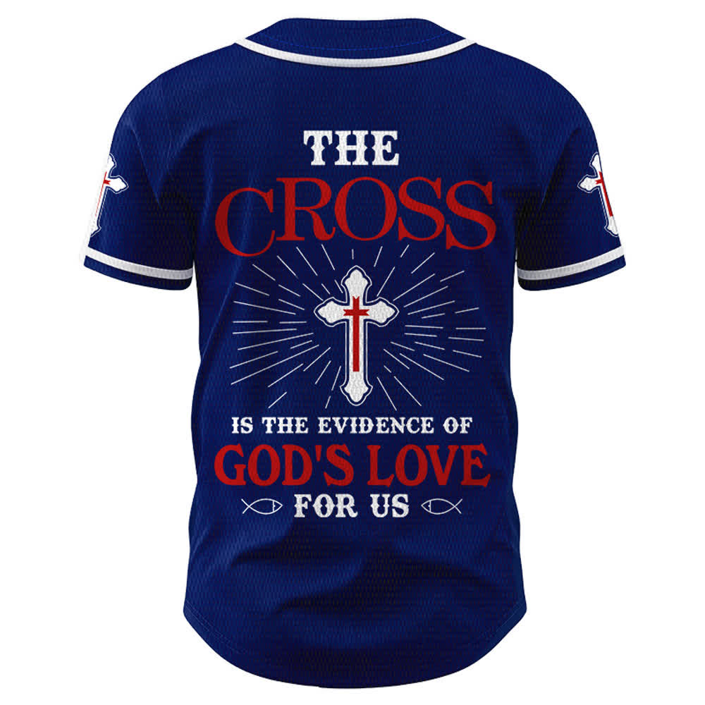 Christianartworkshop - La croce è la prova dell'amore di Dio - Maglia da baseball unisex - image 36