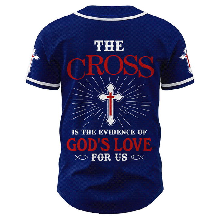 Christianartworkshop - La croce è la prova dell'amore di Dio - Maglia da baseball unisex - image 36
