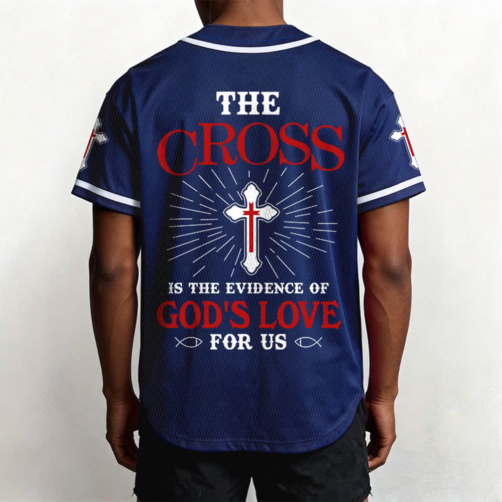 Christianartworkshop - La croce è la prova dell'amore di Dio - Maglia da baseball unisex - image 40