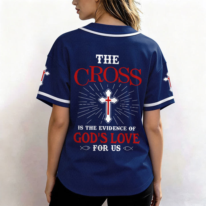 Christianartworkshop - La croce è la prova dell'amore di Dio - Maglia da baseball unisex - image 38