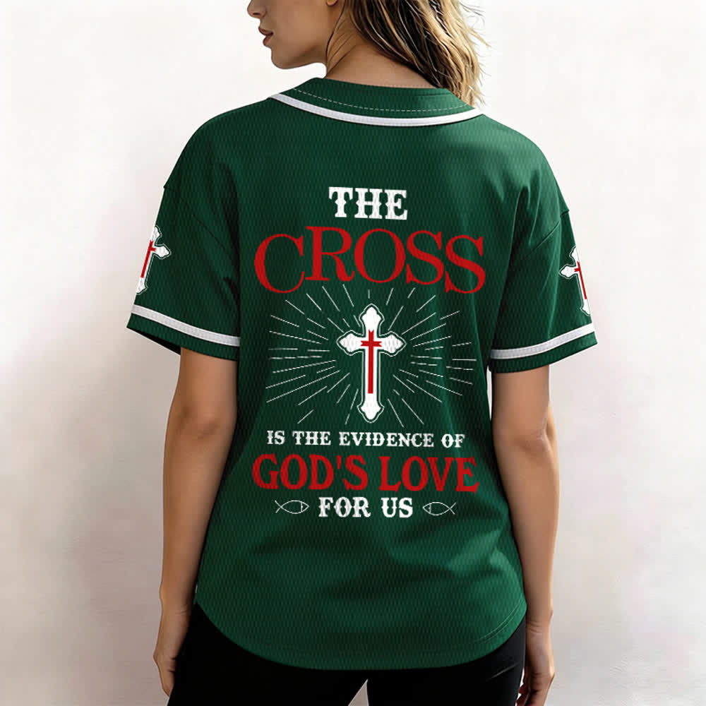 Christianartworkshop - La croce è la prova dell'amore di Dio - Maglia da baseball unisex - image 47
