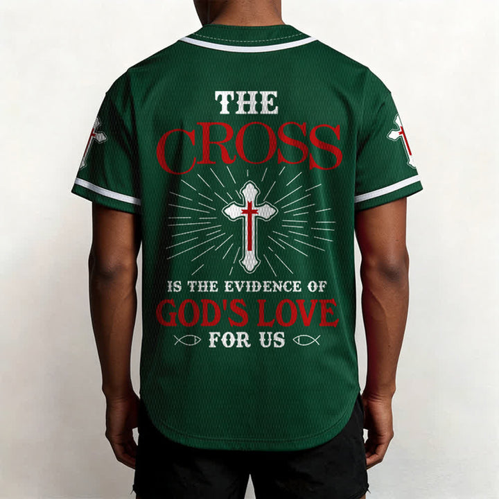 Christianartworkshop - La croce è la prova dell'amore di Dio - Maglia da baseball unisex - image 45