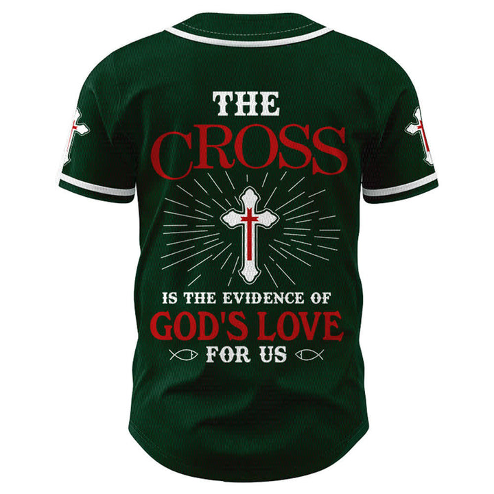 Christianartworkshop - La croce è la prova dell'amore di Dio - Maglia da baseball unisex - image 43