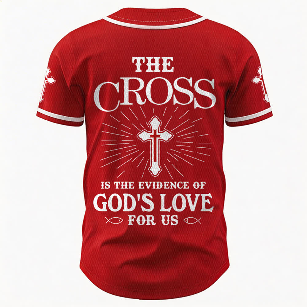 Christianartworkshop - La croce è la prova dell'amore di Dio - Maglia da baseball unisex - image 50